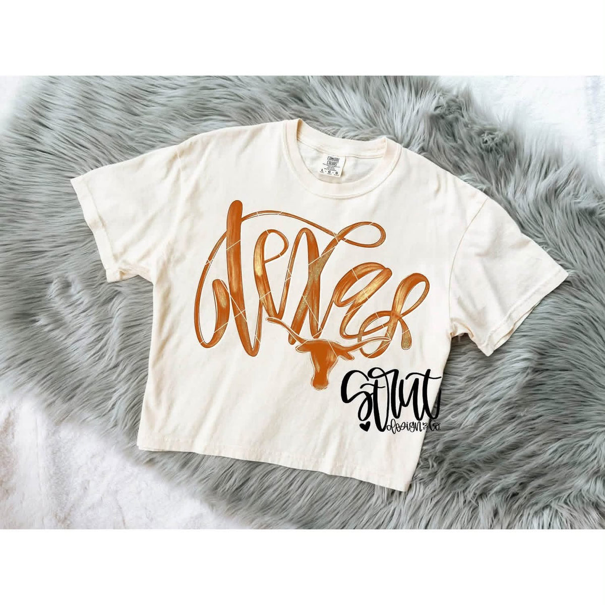 Cursive Text Team Short Sleeve/Comfort Color/1717