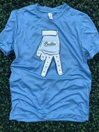 YOUTH Baseball Ballin' Glove Short Sleeve/Team 365/TT11Y