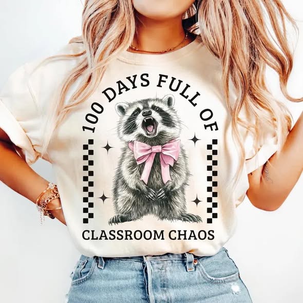 100 Days Full of Chaos Short Sleeve/Bella/3001