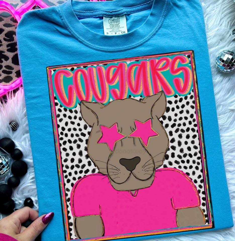 Youth Portrait Mascot on Comfort Color Collection