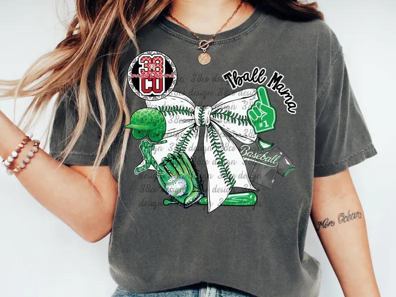 Coquette Tball Mama Short Sleeve/Comfort Color/1717