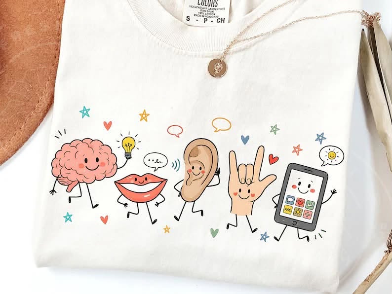 Occupation Doodle Character Short Sleeve/Comfort Color/1717