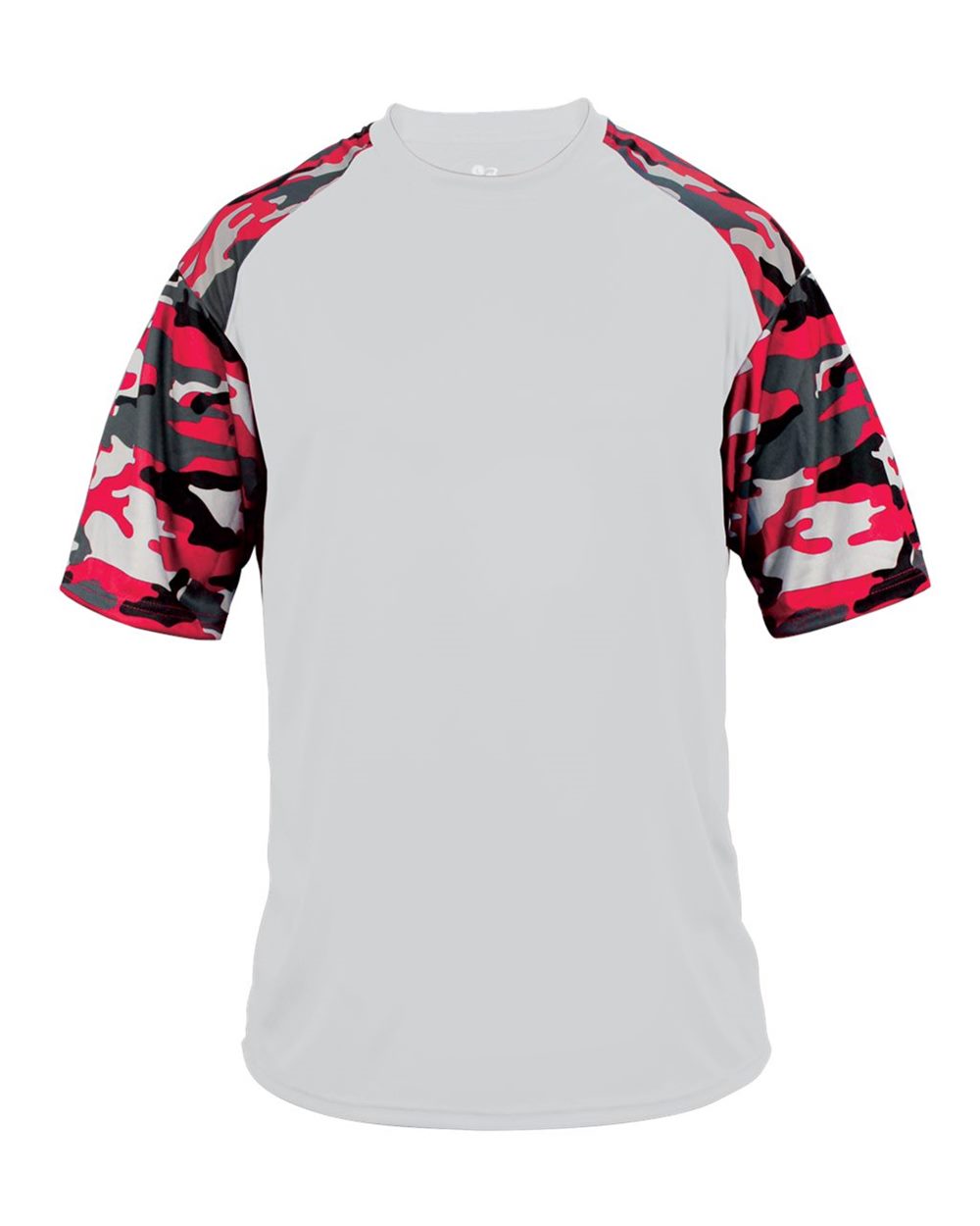 YOUTH Camo Baseball Lifestyle Short Sleeve/Badger/2141