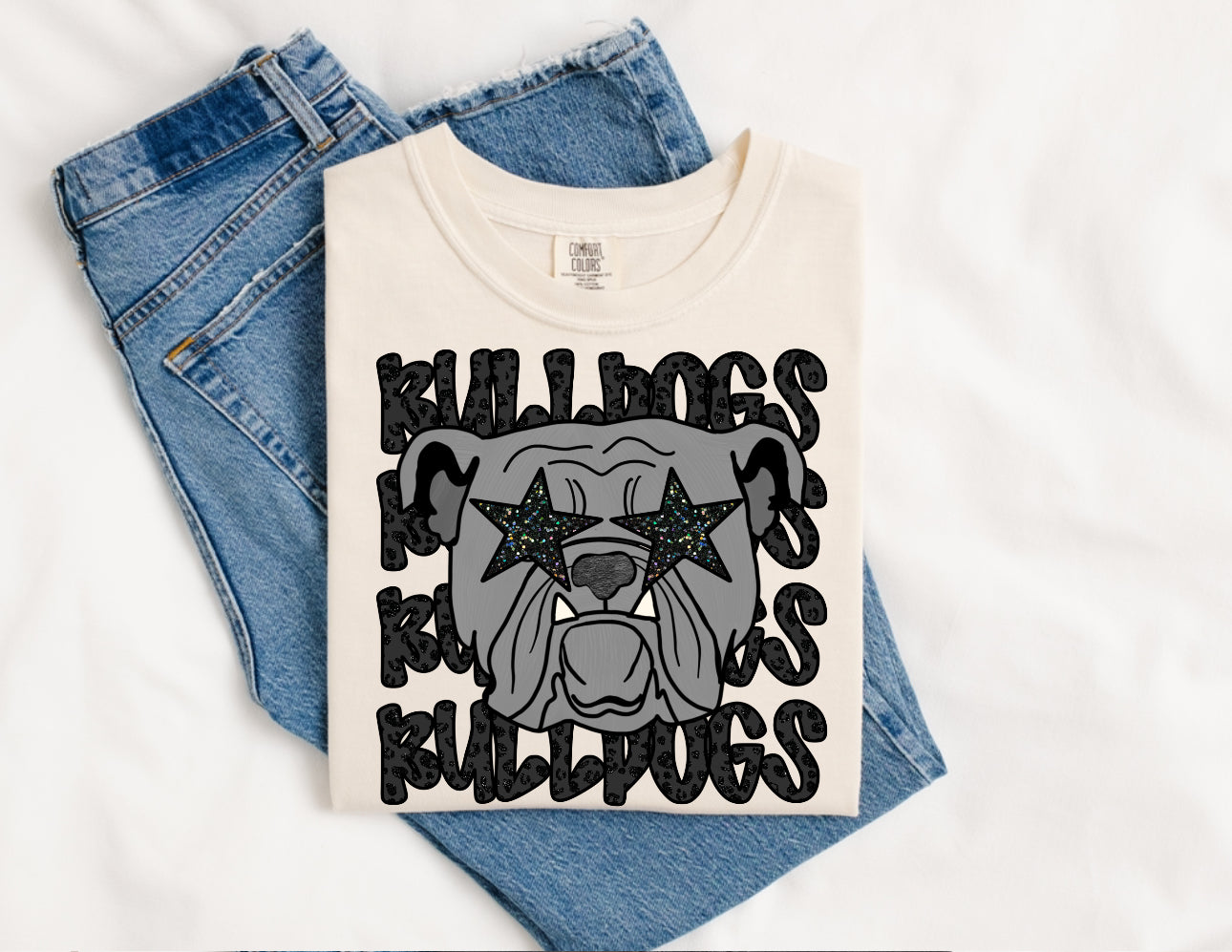 Black Leopard Mascot on Comfort Color Collection