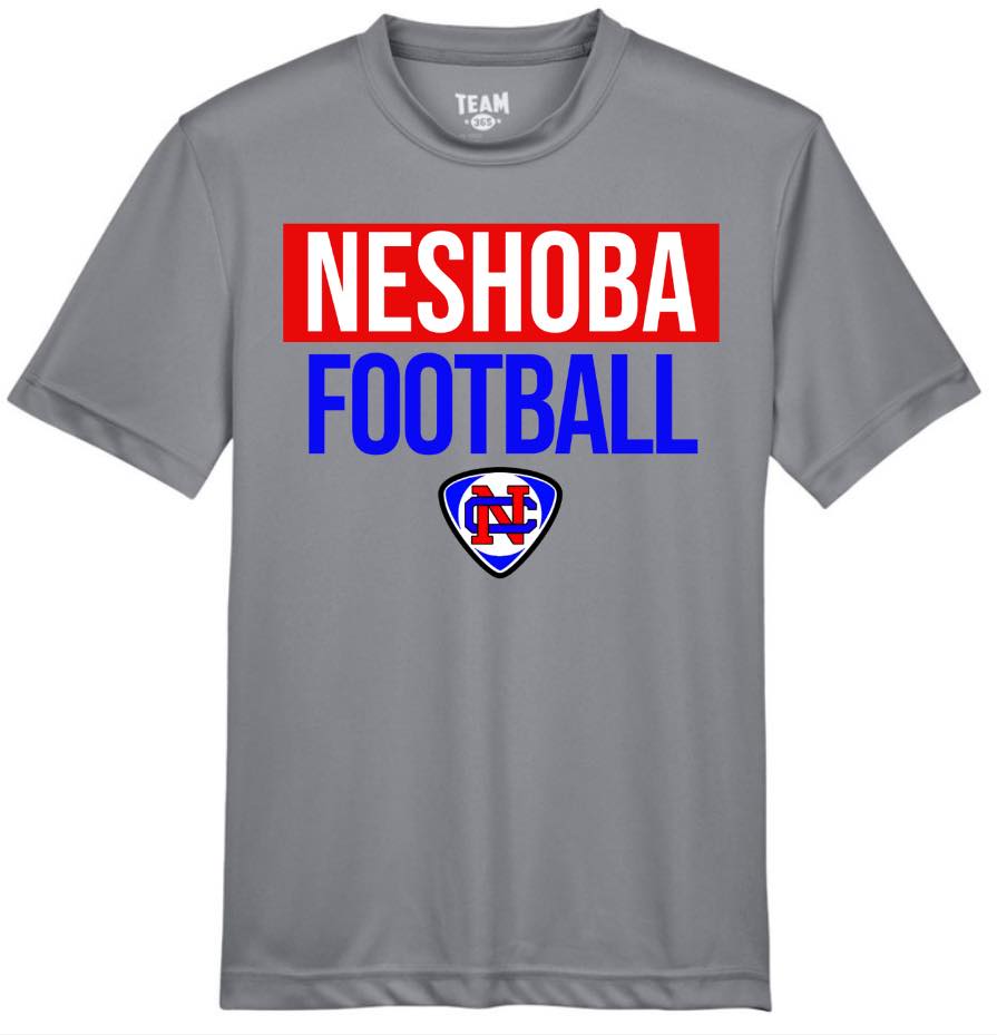 YOUTH Custom Block Football with Logo Short Sleeve/Team 365/TT11Y