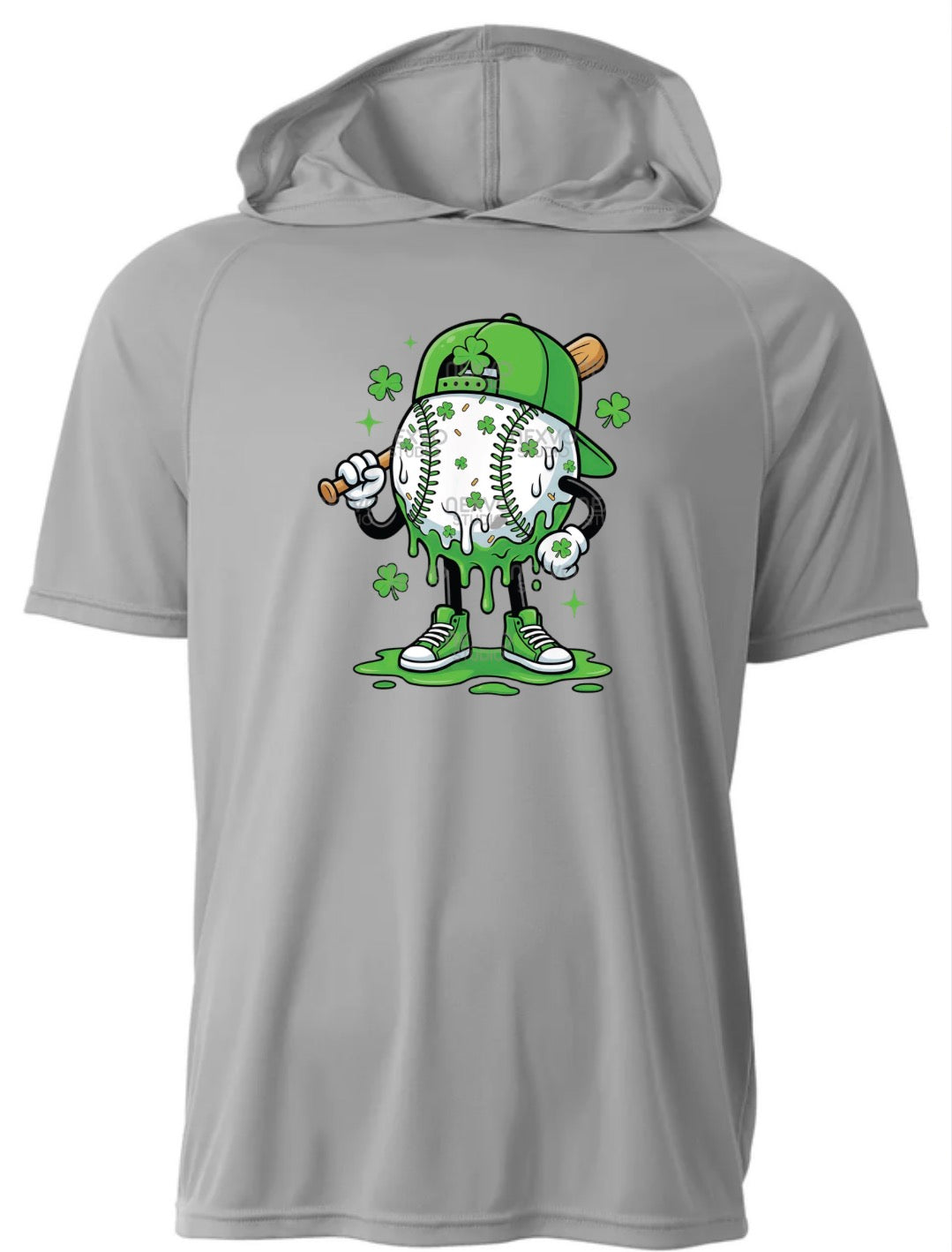 YOUTH St Patty Drip Baseball Short Sleeve/A4/NB3408