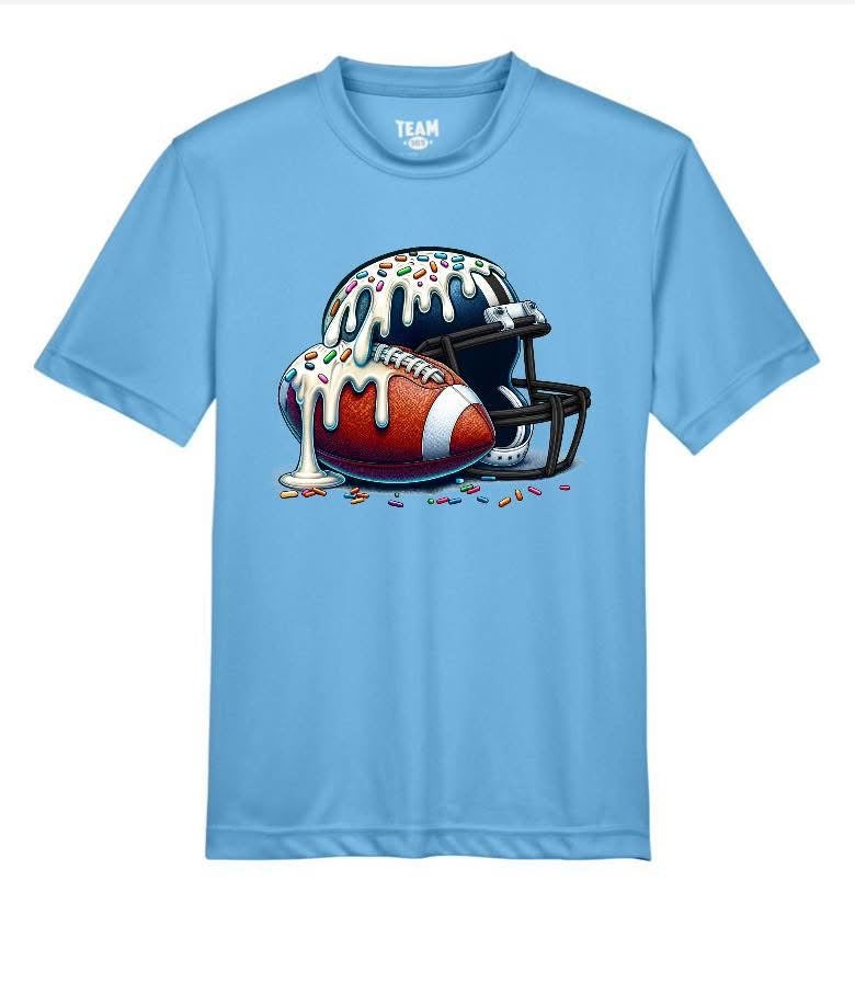 YOUTH Drip Football & Helmet Short Sleeve/Team 365/TT11Y