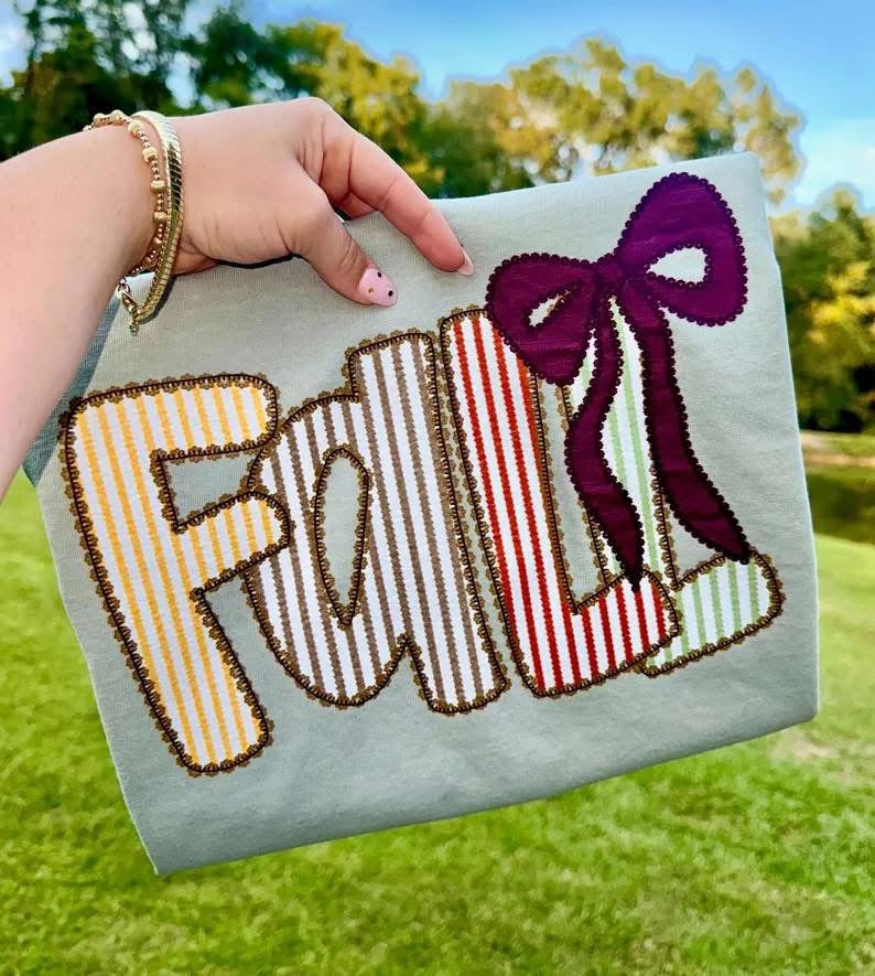 Striped Fall Short Sleeve/Comfort Color/1717