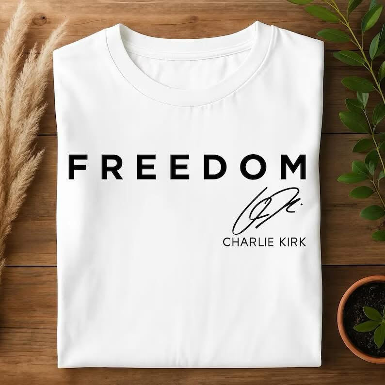 Charlie Kirk Freedom Short Sleeve/Comfort Color/1717