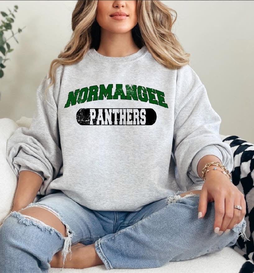 Retro Normangee Panthers Softstyle Hoodie Sweatshirt/Gildan/SF500