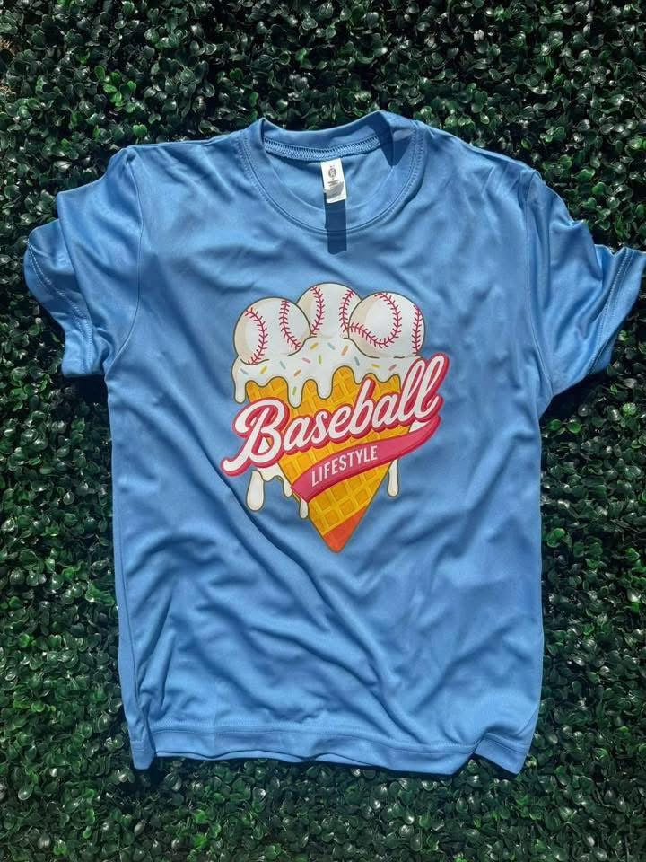 YOUTH Baseball Lifestyle Cone Drip Team 365 Short Sleeve TT11Y