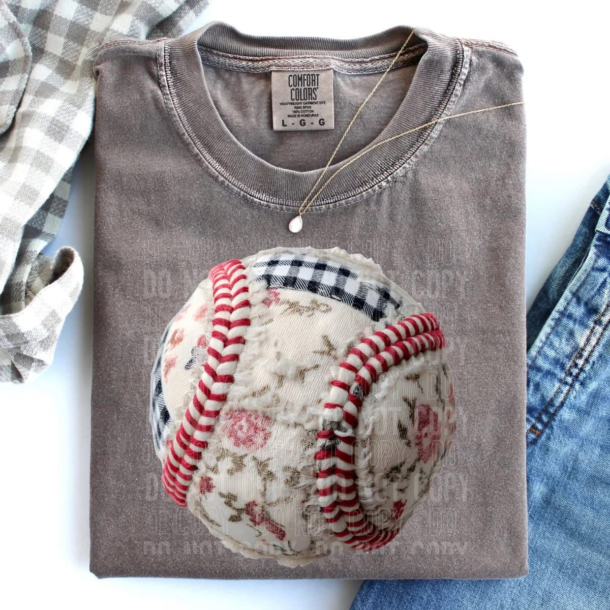 Quilted Baseball Short Sleeve/Comfort Color/1717