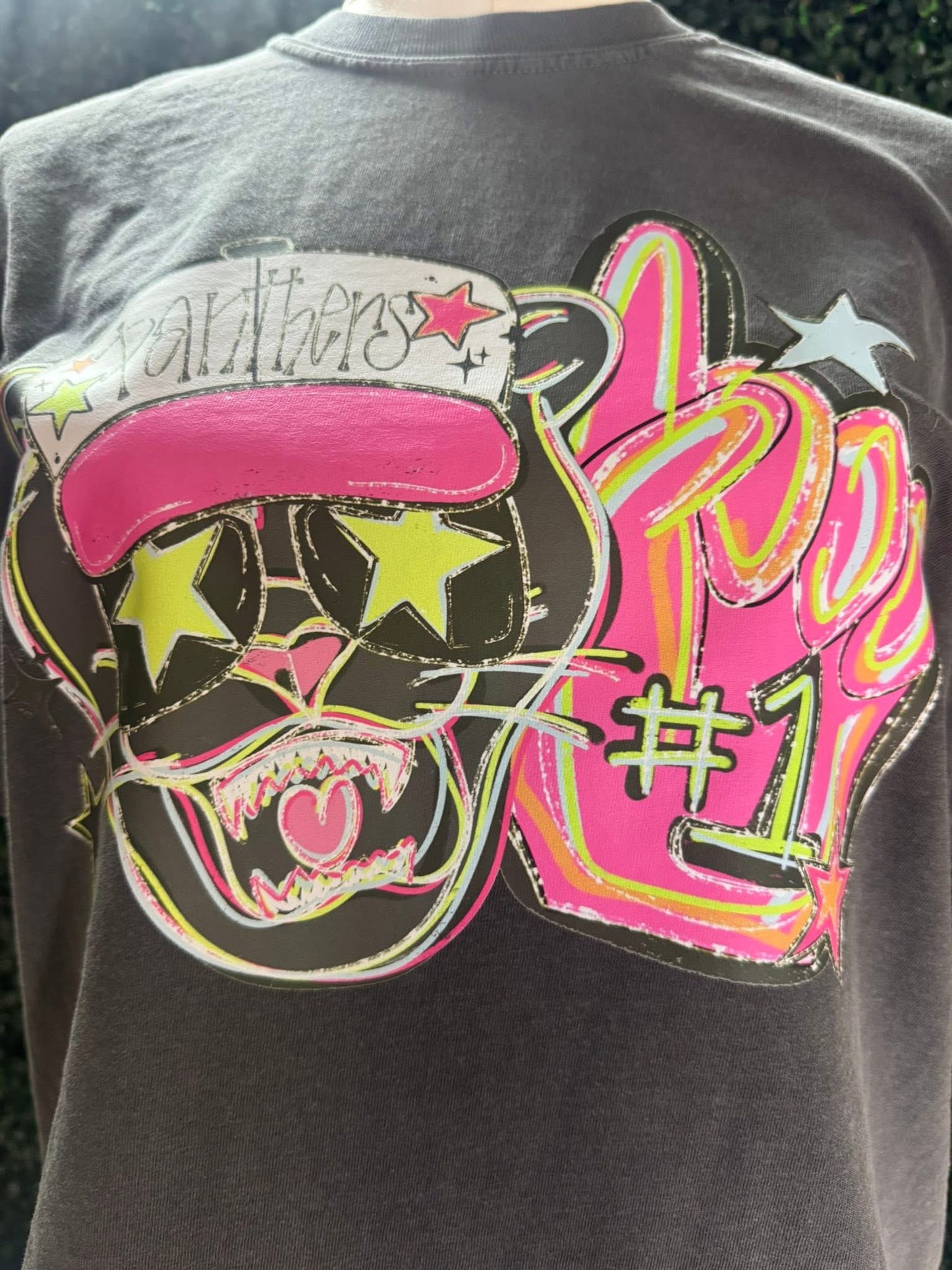 Neon Fan Mascot Short Sleeve/Comfort Color/3023CL