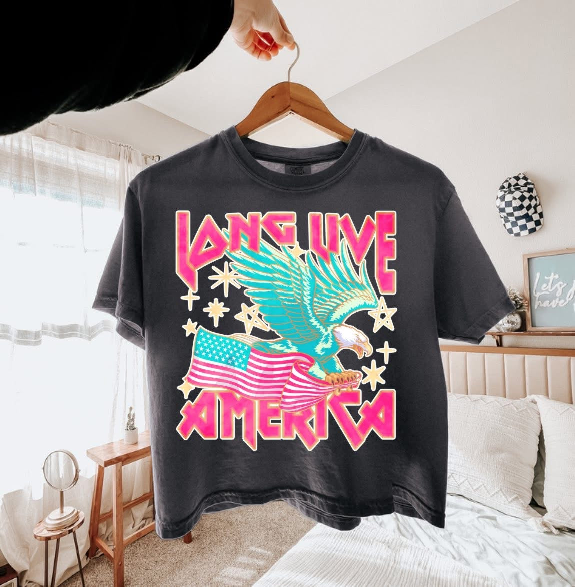 Long Live America Short Sleeve/Comfort Color/3023CL