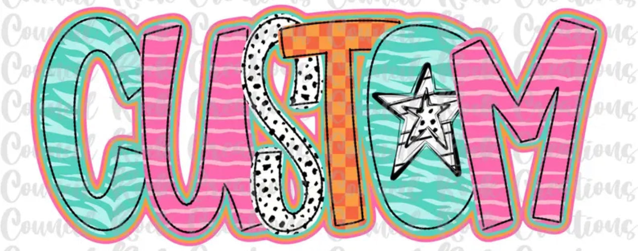 Youth Fun Font All Star Mascot Comfort Color Short Sleeve 9018