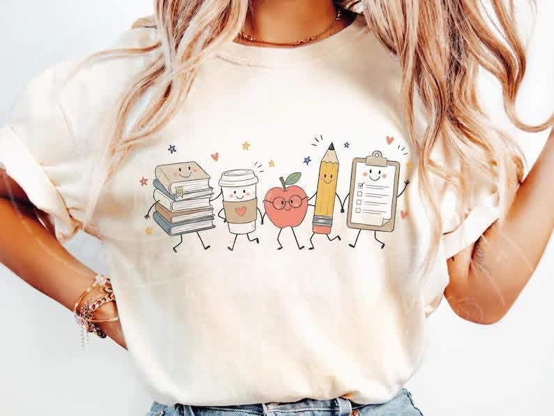 Teacher Doodle Books Short Sleeve/Comfort Color 1717