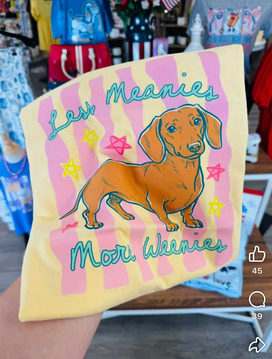 Less Meanies More Weenies Short Sleeve/Comfort Color 1717