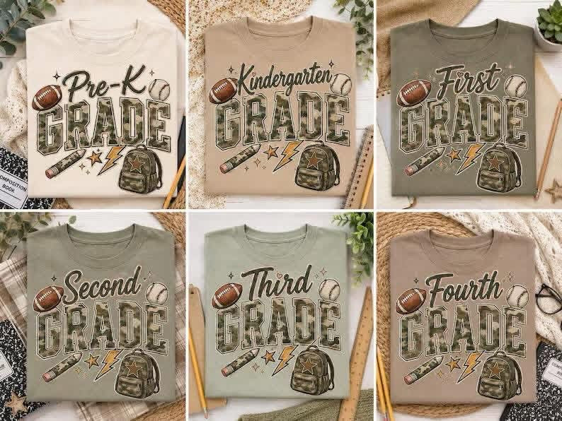 YOUTH Grade Level Football Cotton Short Sleeve