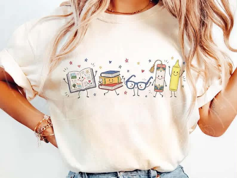 Occupation Doodle Character Short Sleeve/Comfort Color/1717