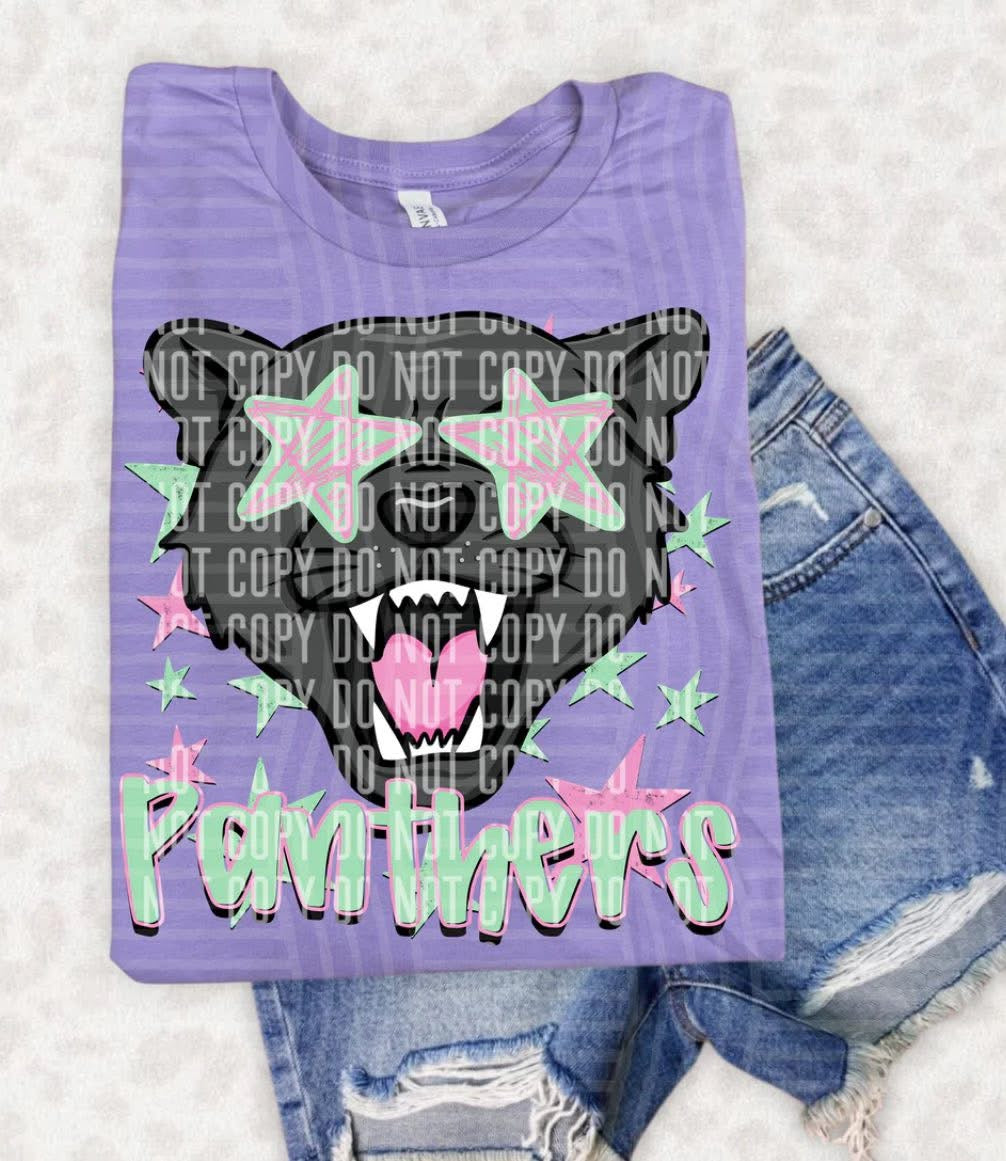 Panther Star Eyes Short Sleeve/Comfort Color 1717