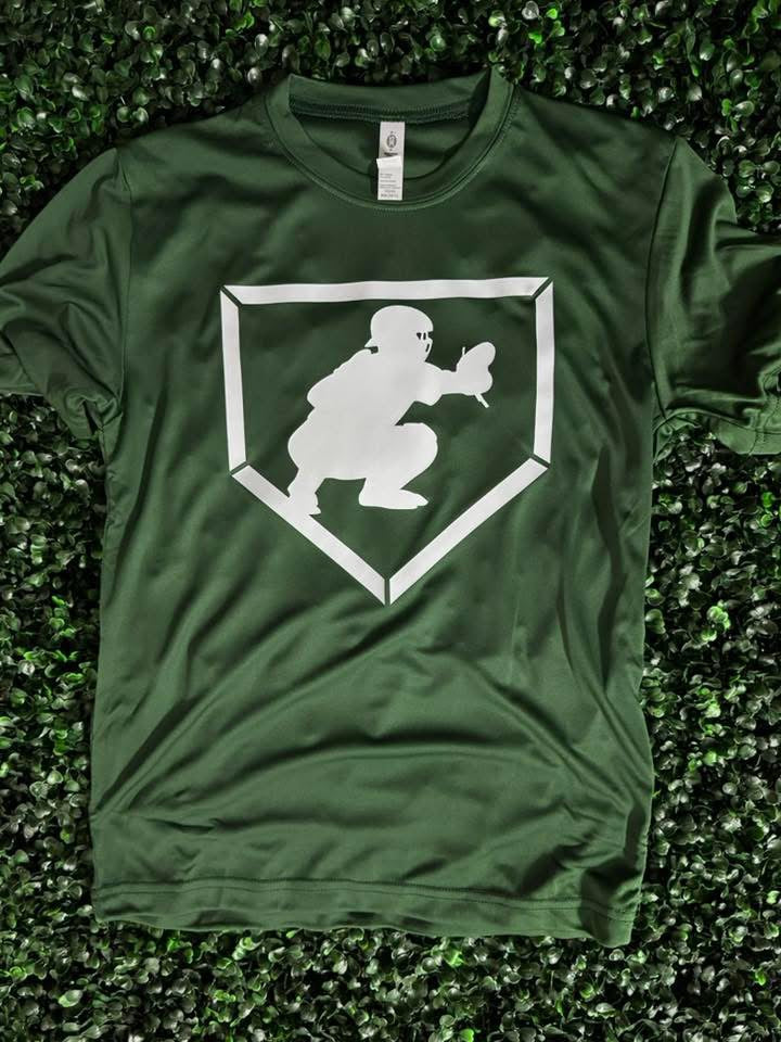 YOUTH Baseball Catcher Silhouette Short Sleeve/Team 365/TT11Y