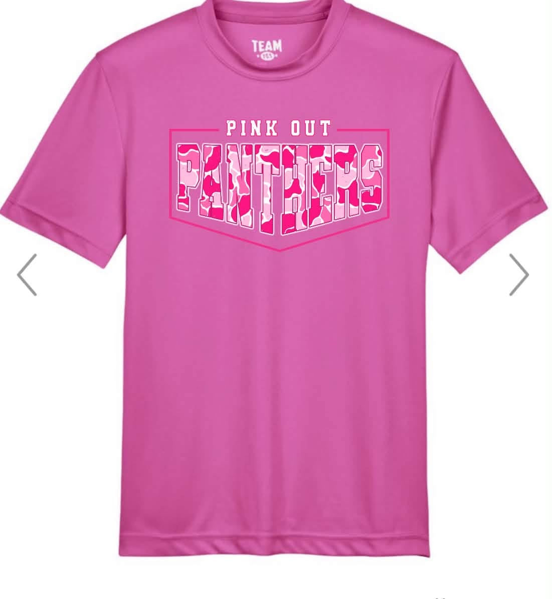 YOUTH Pink Out Camo Short Sleeve/Team 365/TT11Y