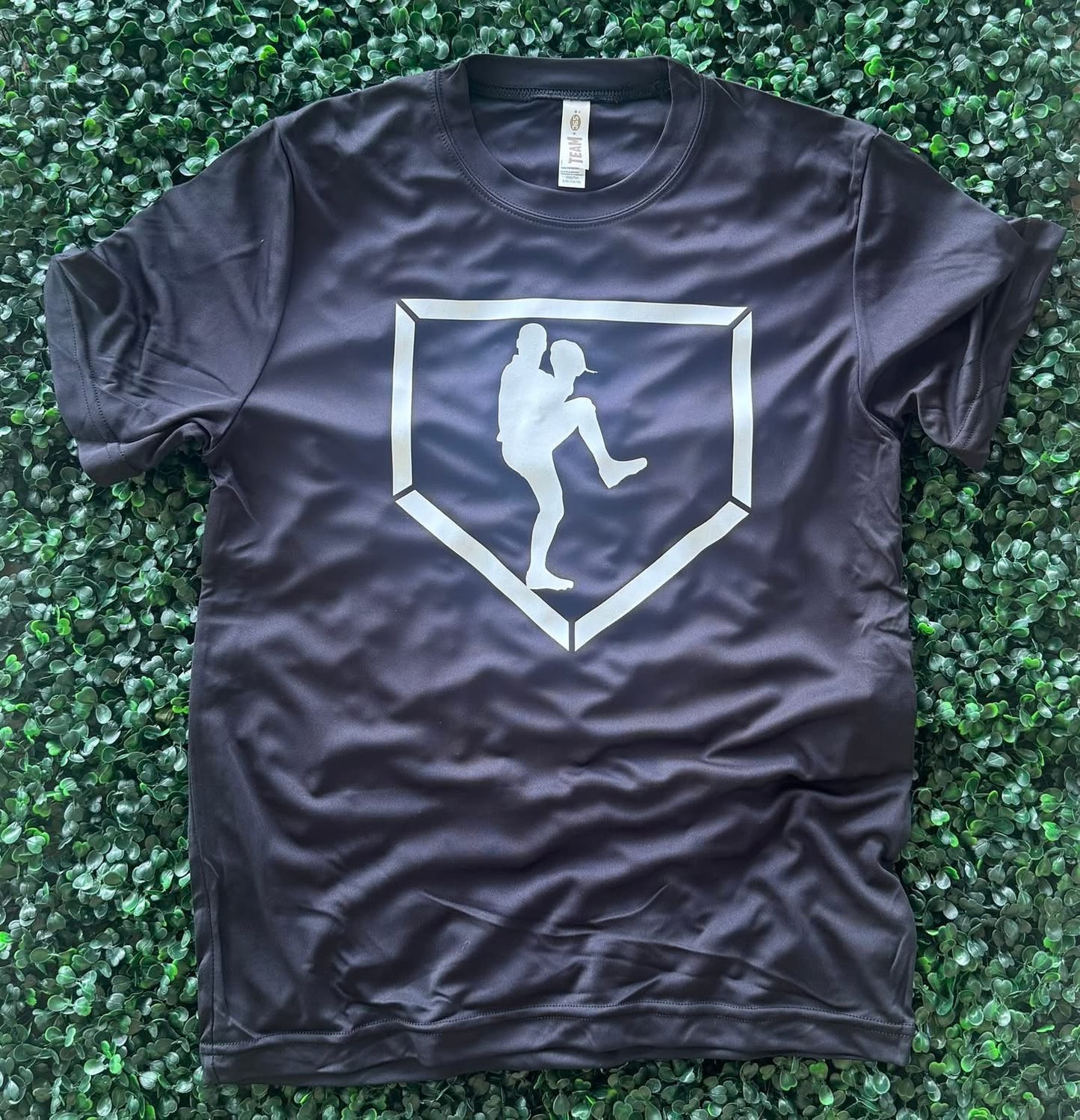 Baseball Pitcher Silhouette Short Sleeve/Team 365/TT11