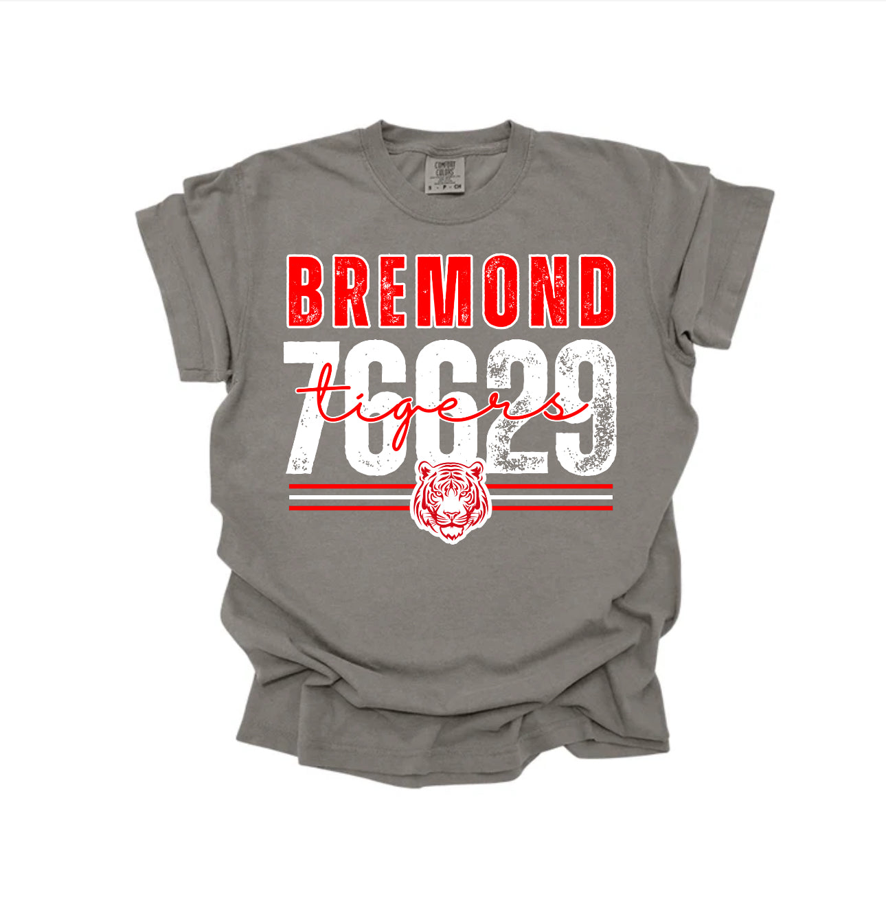 Bremond Tigers Short Sleeve/Comfort Color/1717