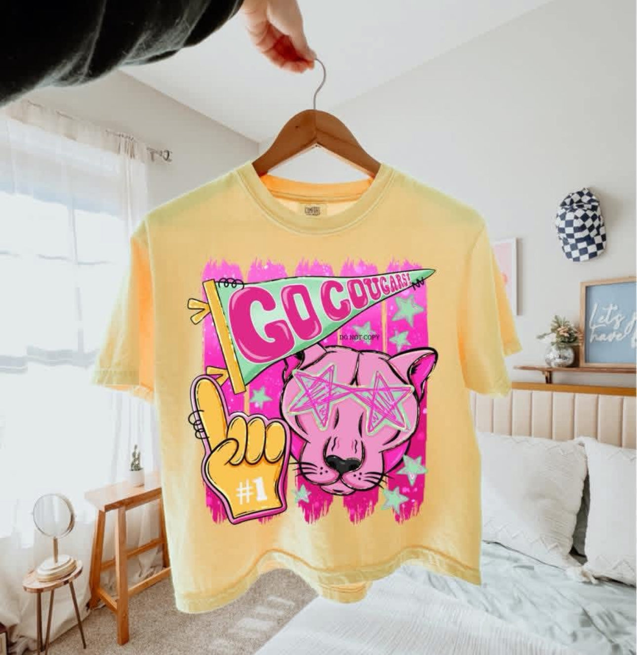 Preppy Fan Mascot Short Sleeve/Comfort Color 1717