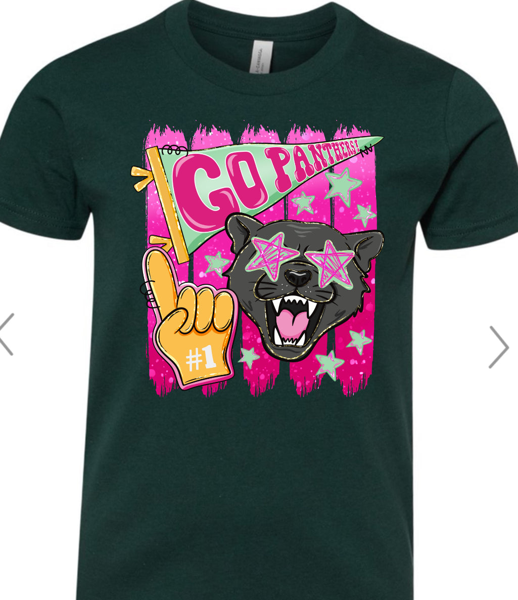 Preppy Knight Fan Mascot Short Sleeve/Bella 3001Y