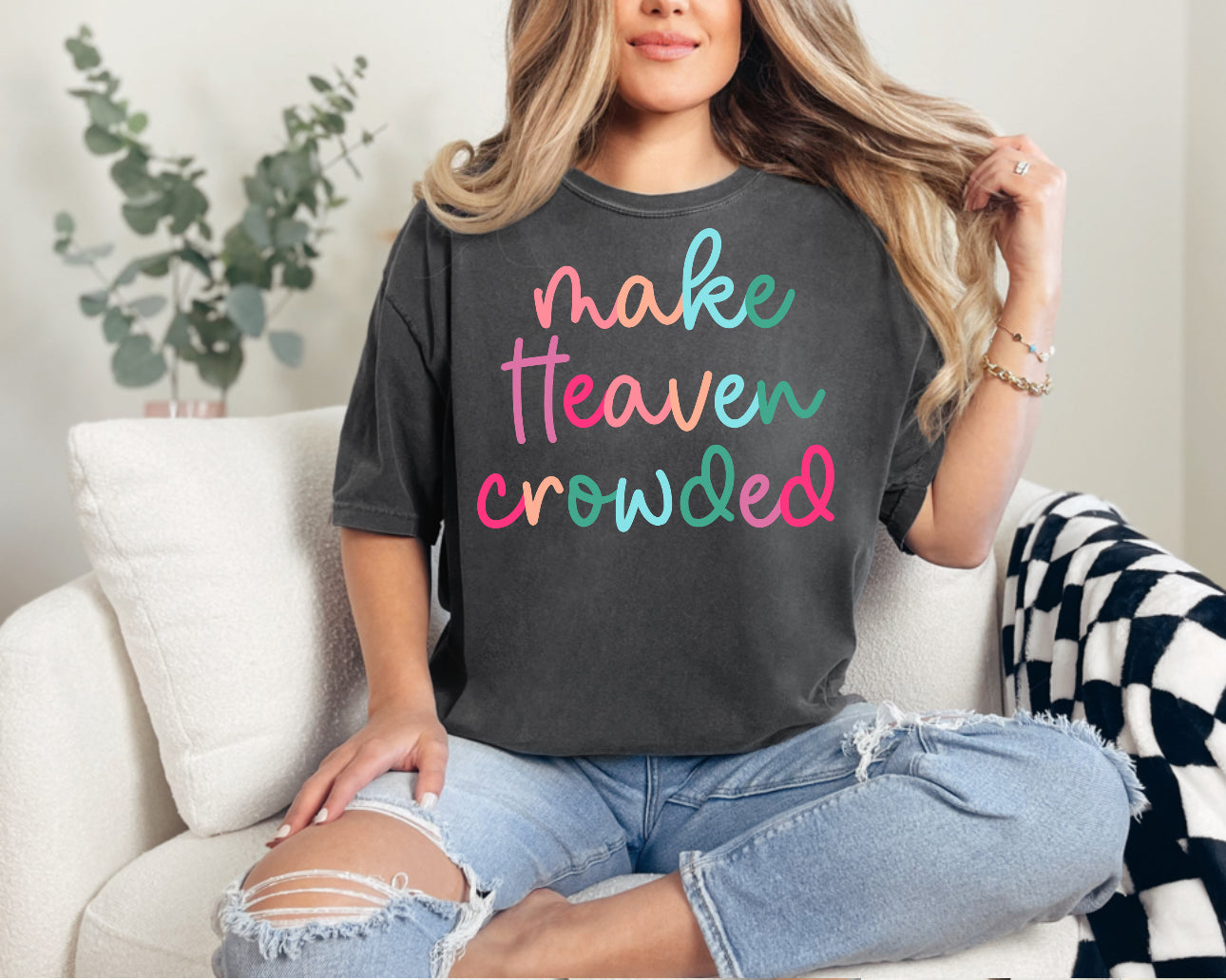 Multi Make Heaven Crowded Short Sleeve/Comfort Color/1717