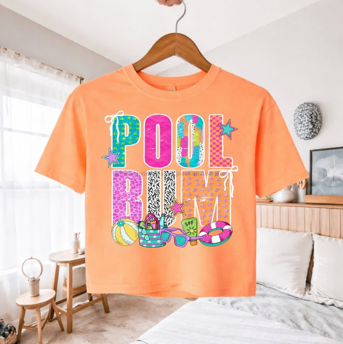Pool Bum Short Sleeve/Comfort Color/1717