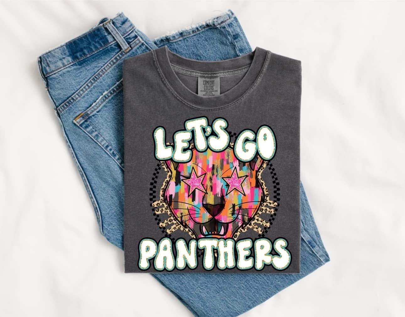 Let’s Go Mascot On Comfort Color Collection