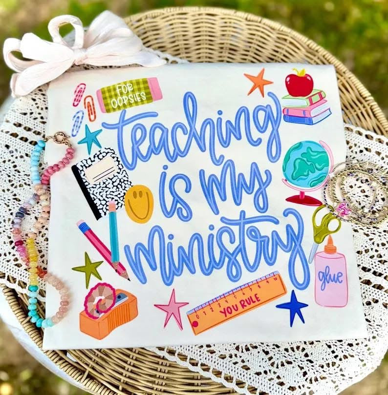 Teaching Is My Ministry Short Sleeve/Comfort Color/1717