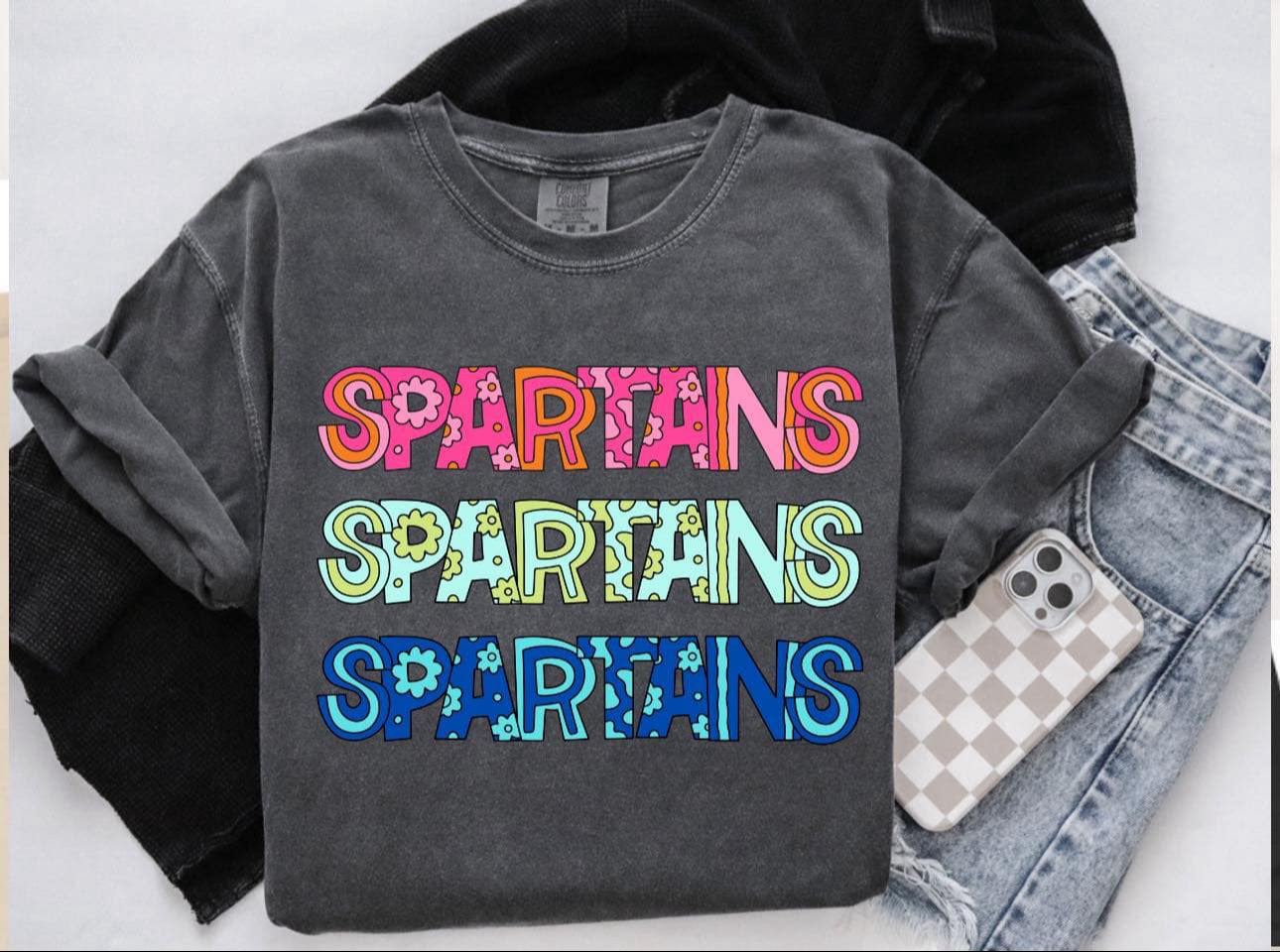 Groovy Spartan Comfort Color Short Sleeve
