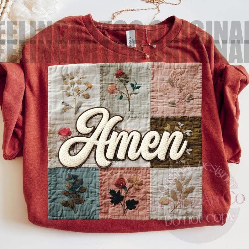 Quilted Amen Short Sleeve/Comfort Color/1717