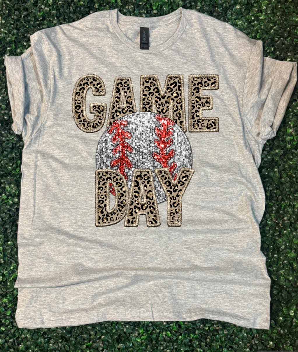 Leopard Game Day Gildan Short Sleeve 64000