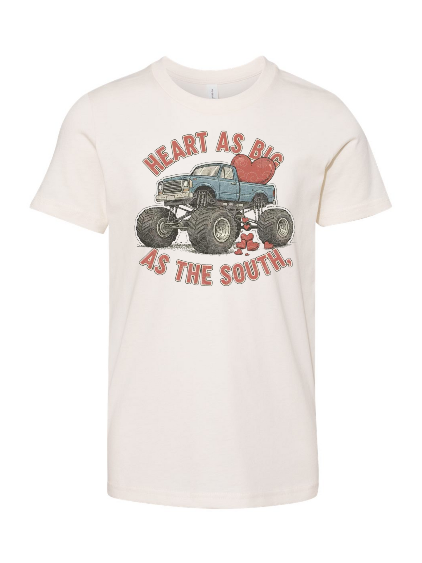 TODDLER Heart as Big as the South Short Sleeve/Bella/3001T