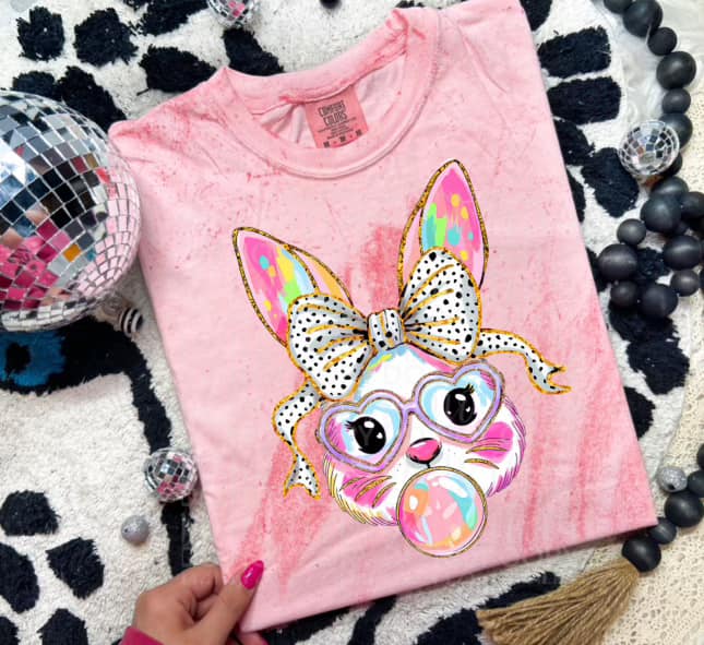 Bubblegum Bunny On Comfort Color Collection