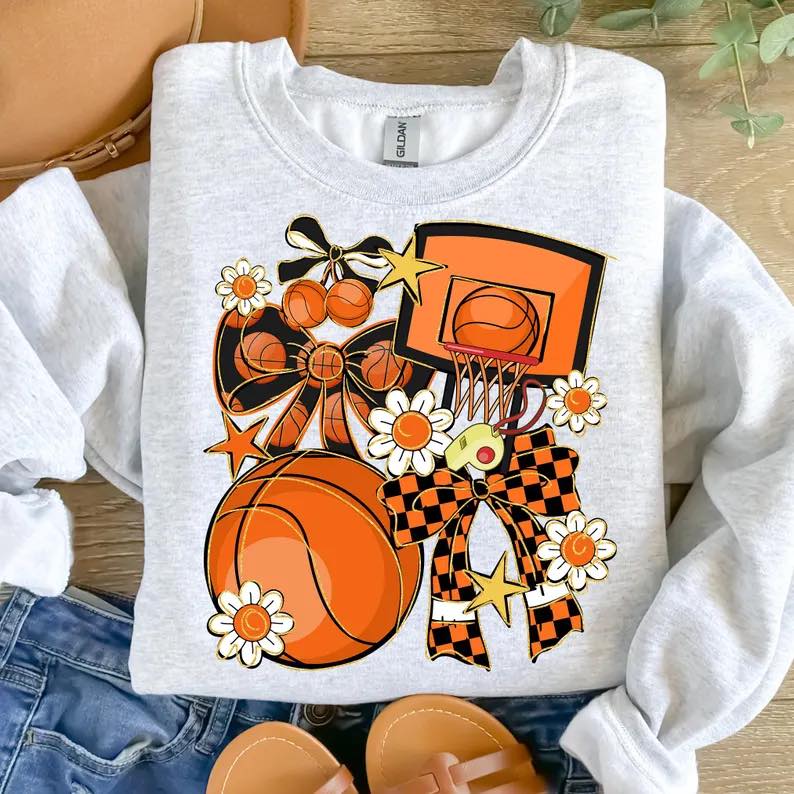 Basketball & Daisies Short Sleeve/Comfort Color/1717