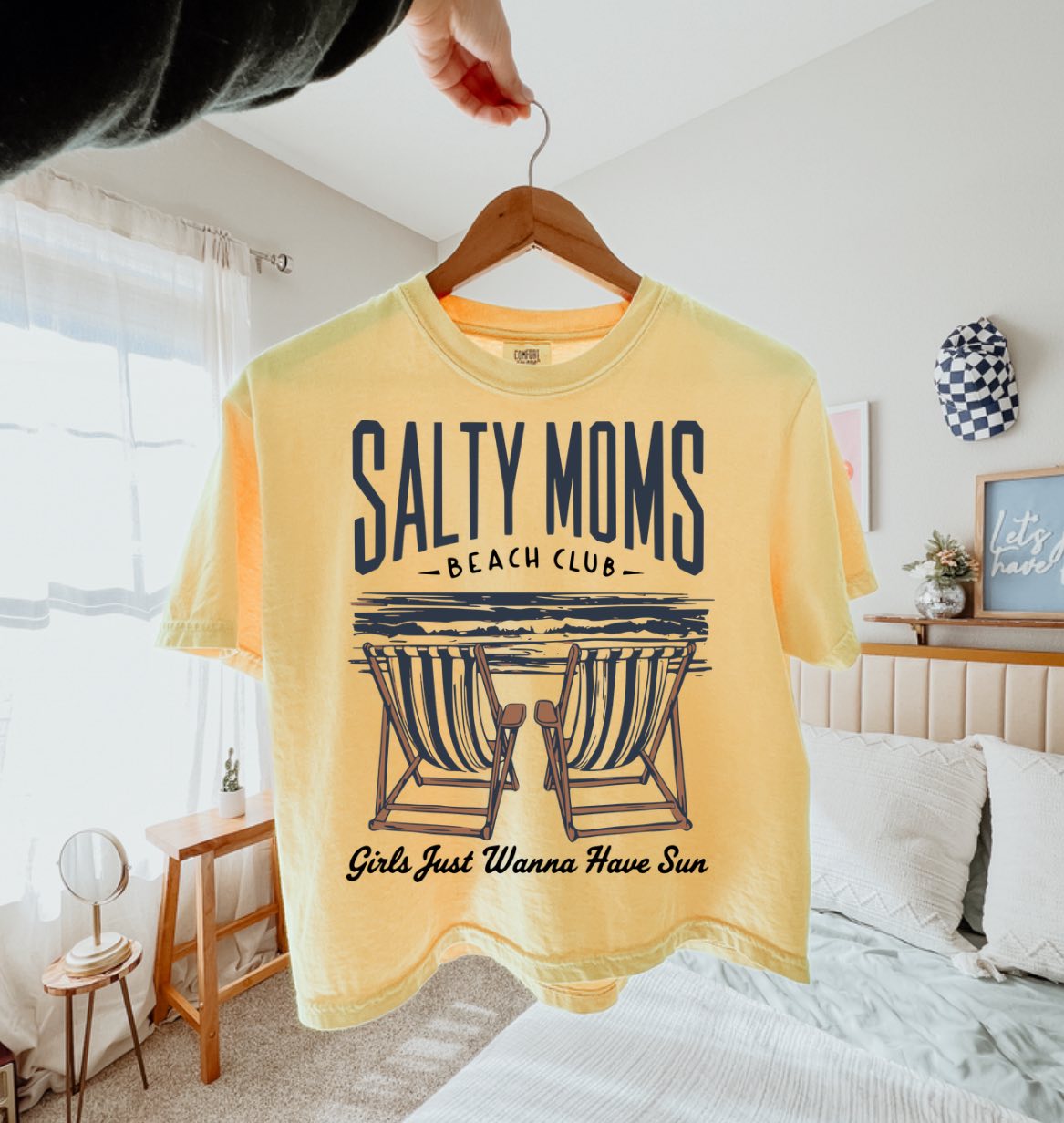 Salty Mom Beach Club Short Sleeve/Comfort Color 3023CL