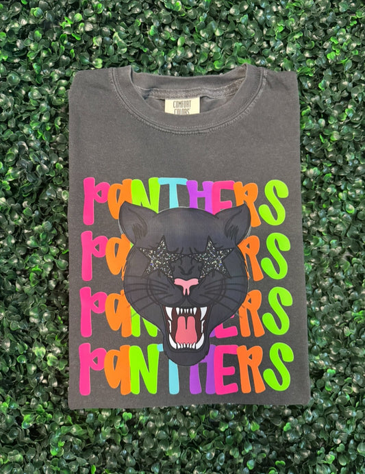 Neon Mascot On Comfort Color Collection