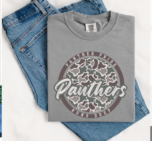 Camo Pride Mascot on Comfort Color Collection