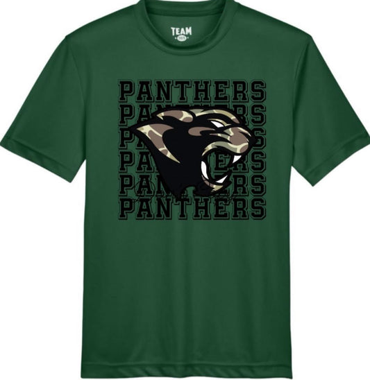 YOUTH Large Camo Mascot Short Sleeve/Team 365/TT11Y