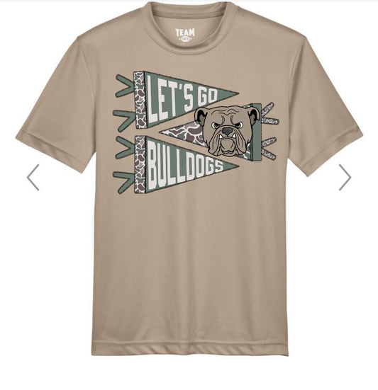 YOUTH Camo Mascot Pennant Short Sleeve/Team 365/TT11Y