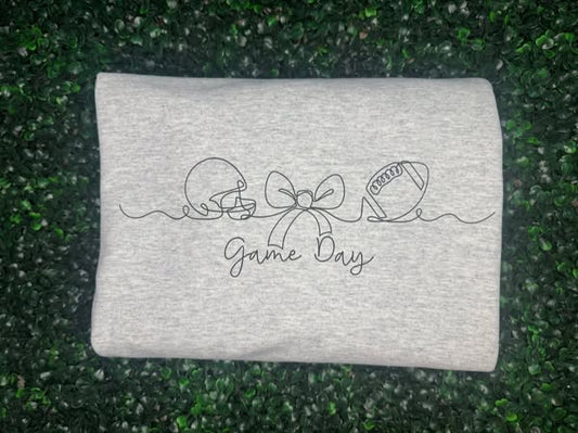 Simple Game Day Sweatshirt/Gildan/18000