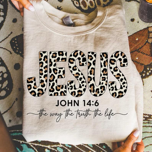 Jesus, the way the truth the life Short Sleeve/Comfort Color/1717