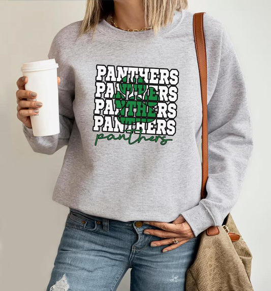Panthers Paw Stacked Softstyle Sweatshirt/Gildan/SF000