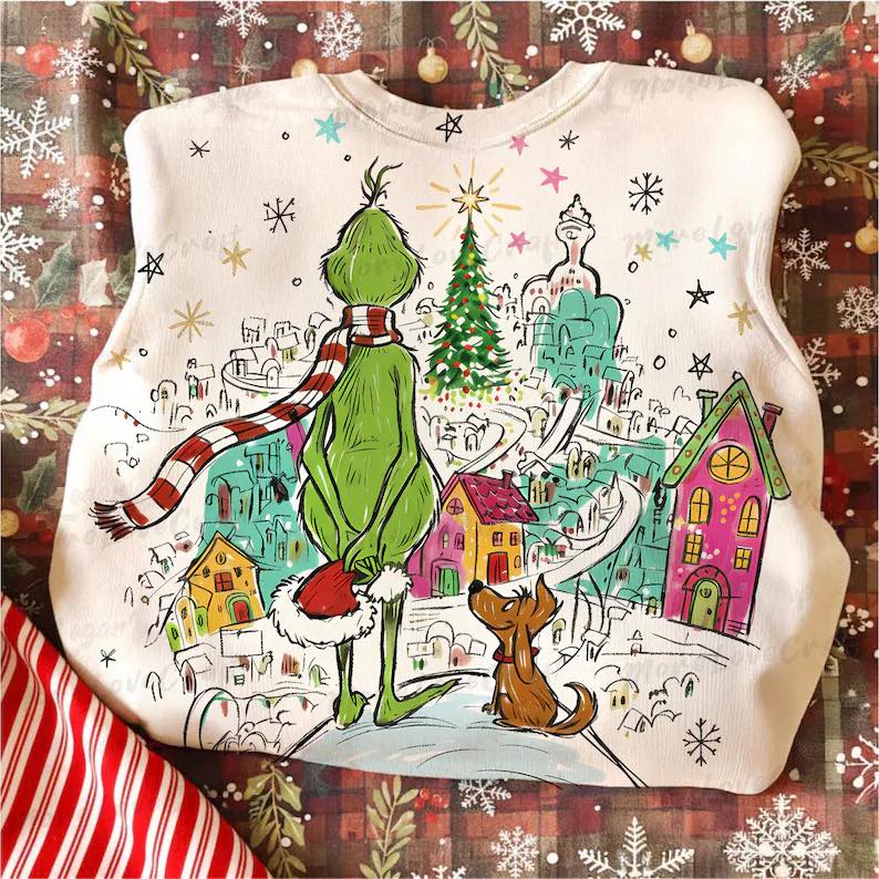 Grinch over Whoville Short Sleeve/Comfort Color/1717