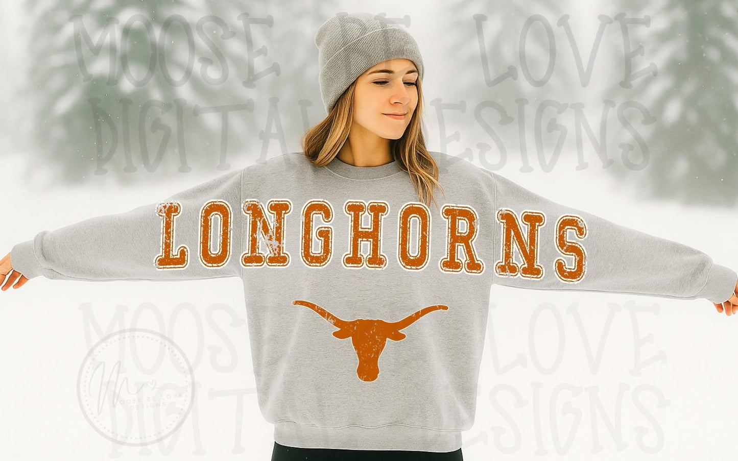 -LONGHORNS- Softstyle Sweatshirt/Gildan/SF000